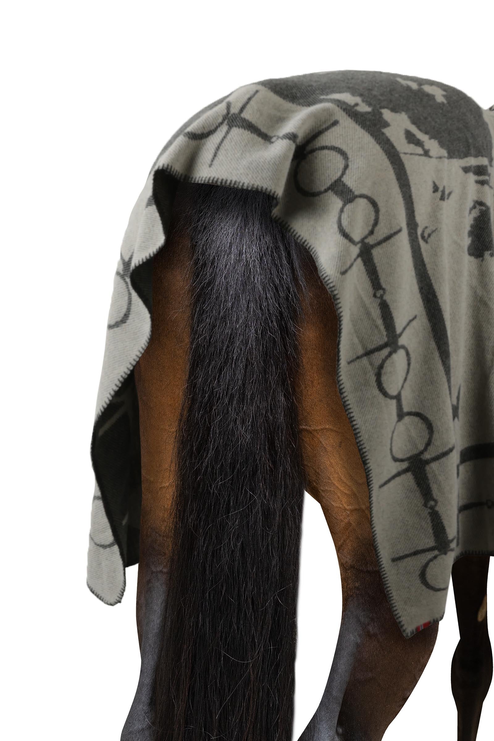 B Vertigo Horse & Bit Throw Horse Rugs