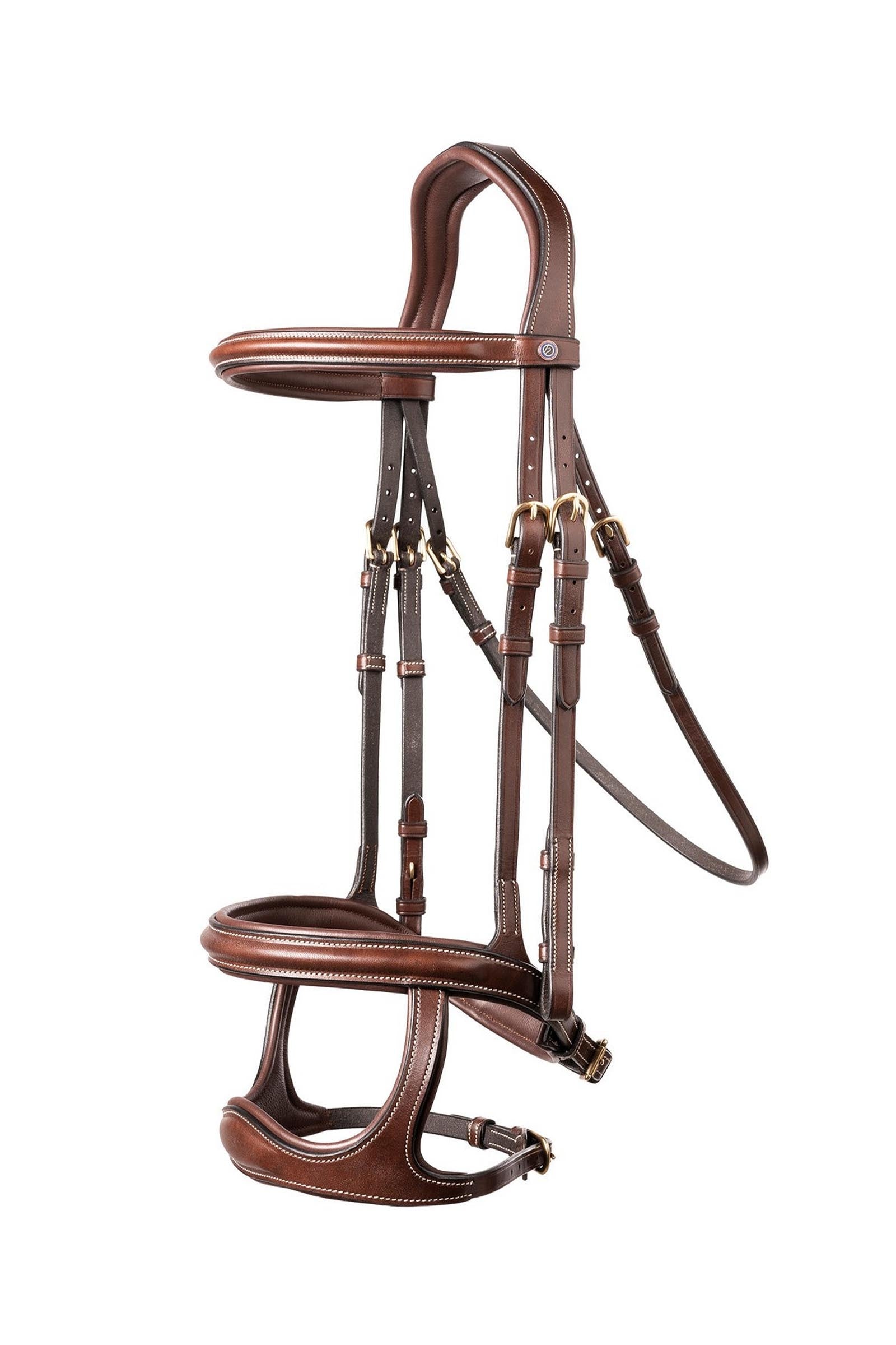 Trust Equestrian Paris Double Noseband Bridle Suitset & Ohjat