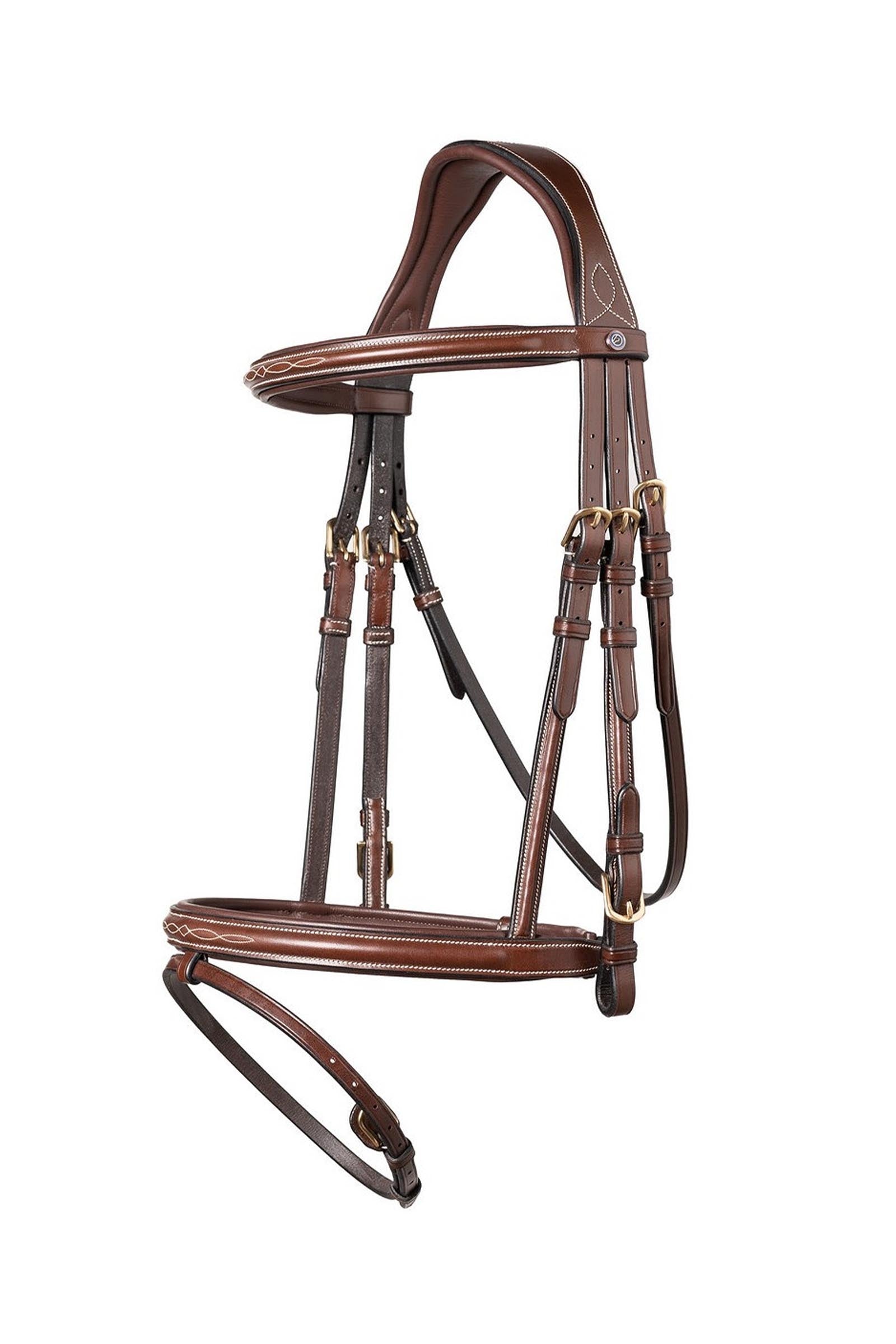 Trust Equestrian Knokke Combine Noseband Bridle Classic Suitset & Ohjat