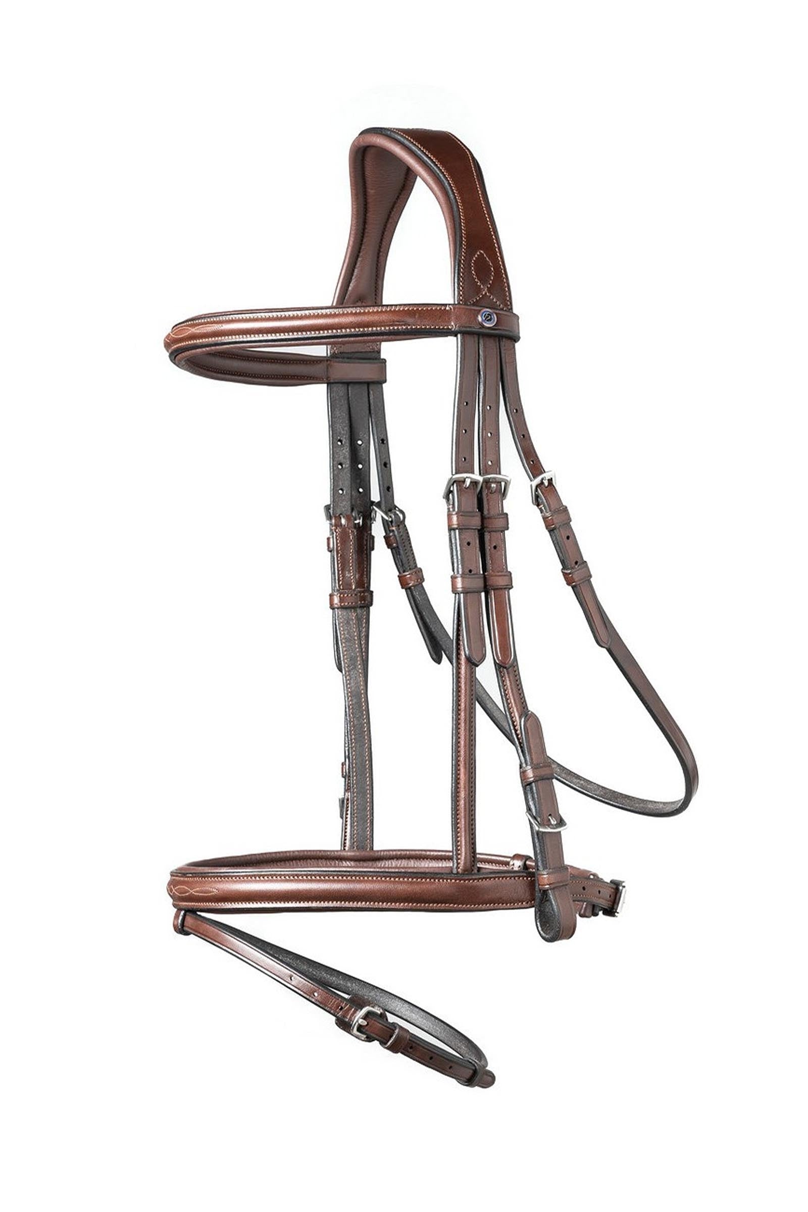 Trust Equestrian Knokke Combine Noseband Bridle Classic Suitset & Ohjat