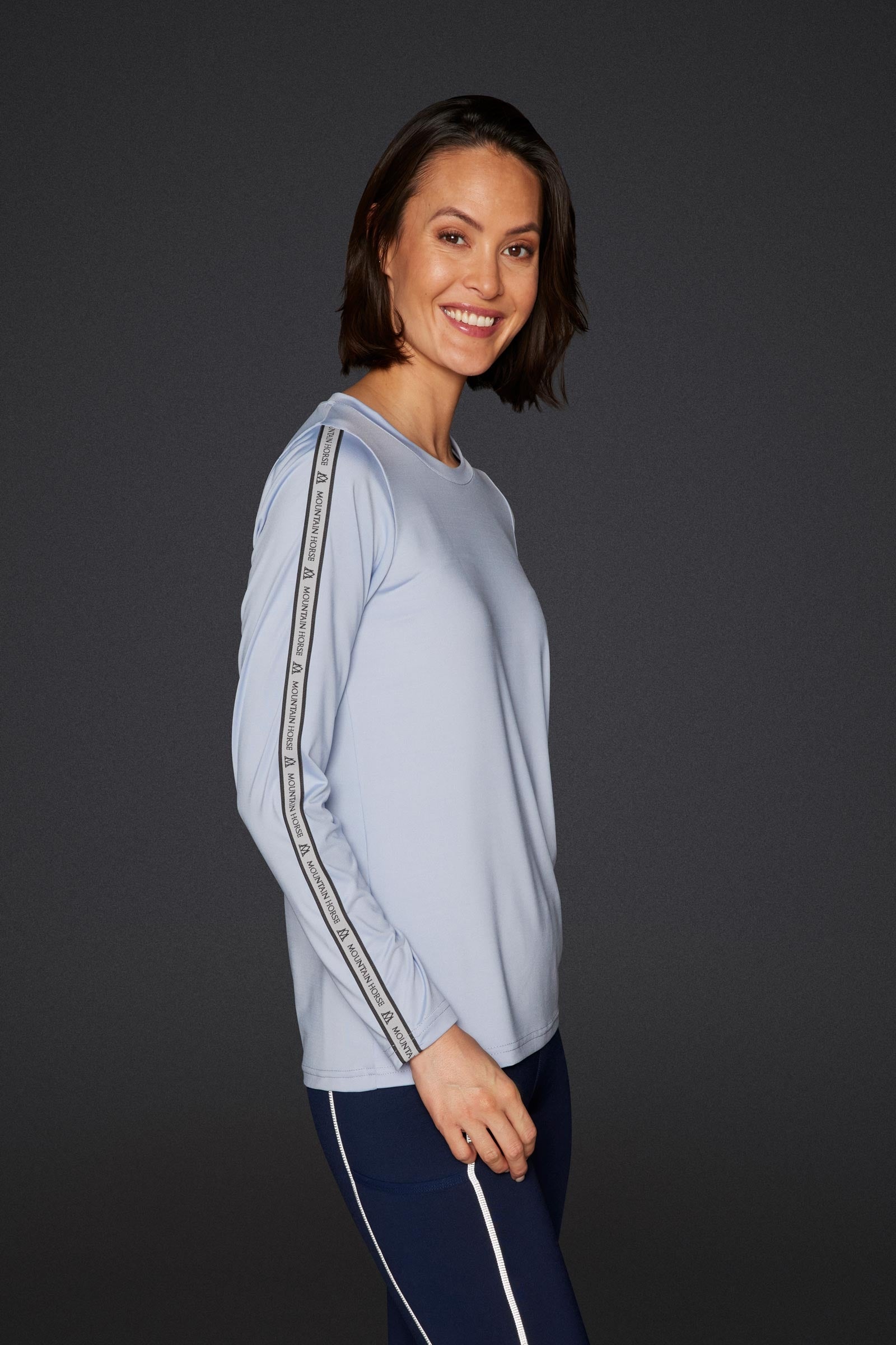 Mountain Horse Active Stripe Women´s Technical Longsleeved Shirt Women’s Riding Clothing