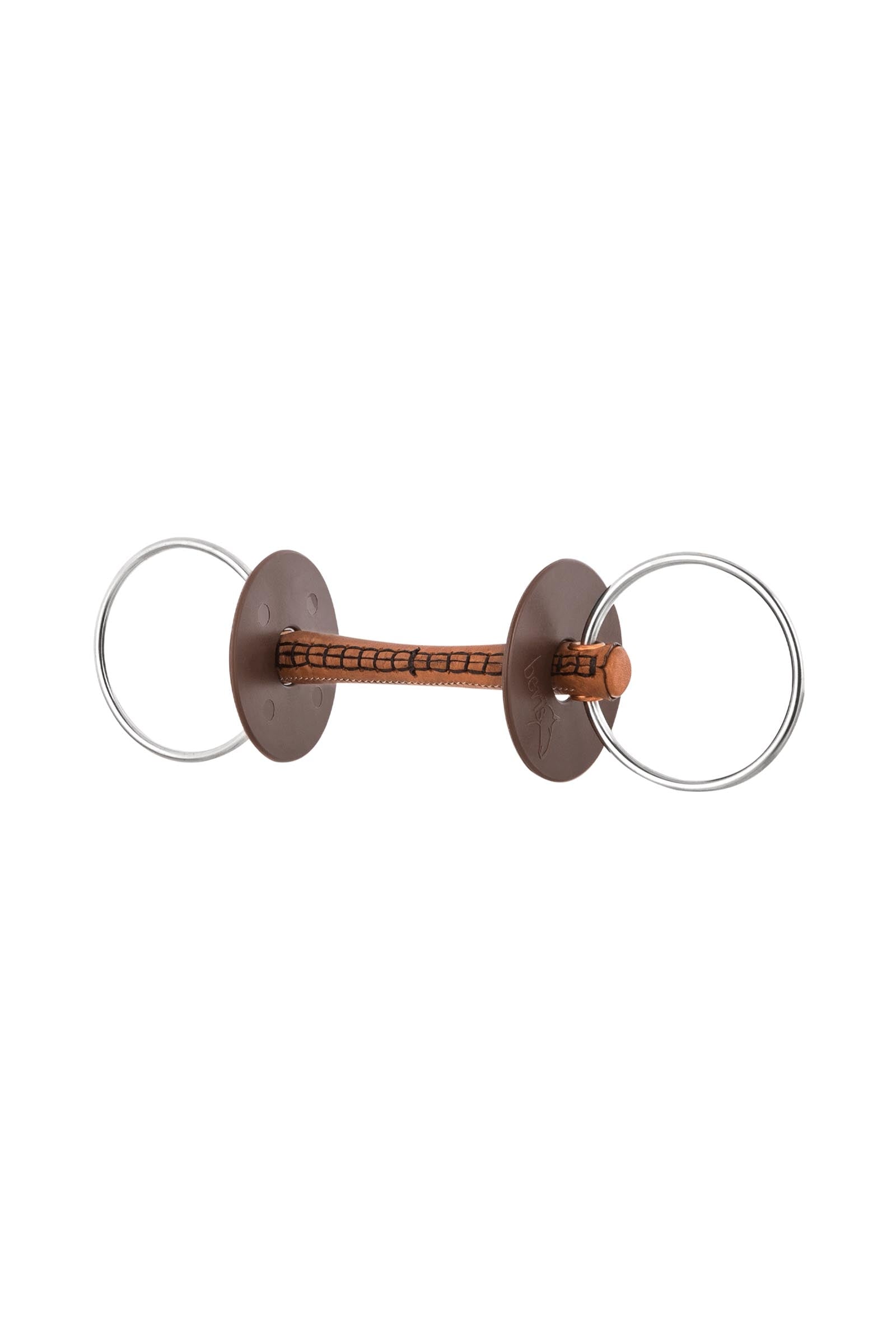 Beris Snaffle Bit, Leather Comfort-bar, Soft, 7,5cm Horse Bits