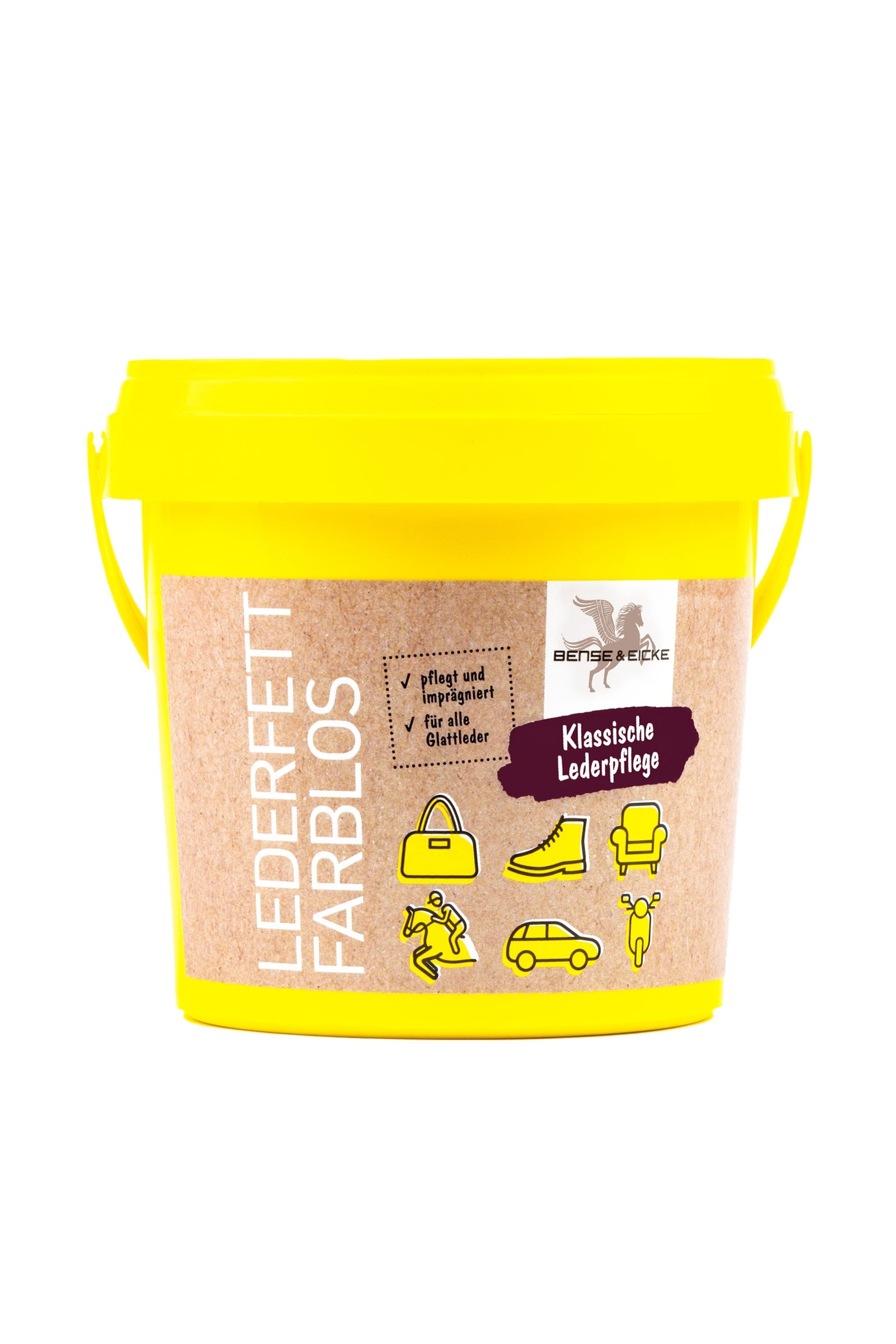 Bense & Eicke Väritön nahkarasva, 500 ml Hoito