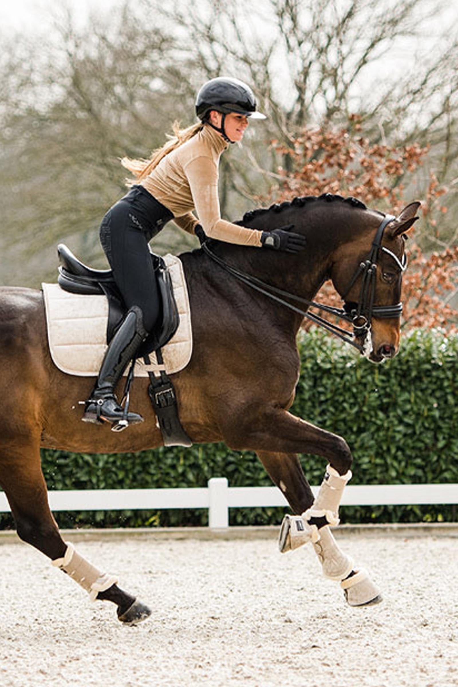 Anky ANKY Jubilee Faux Fur Bell Boots Leg Protection & Hoof Protection for Horses