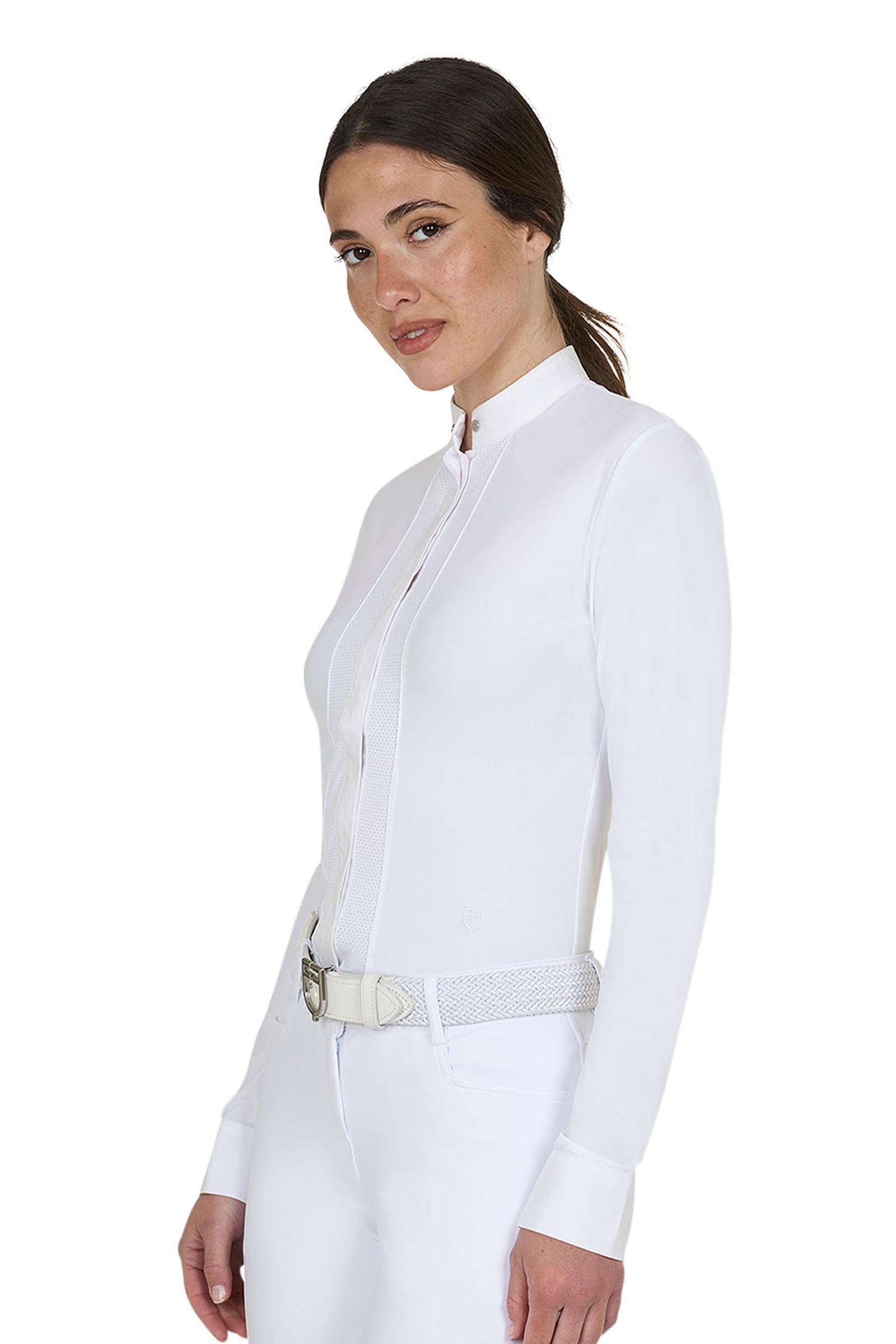 Equestro SS2026 Women's Micromesh Competition Polo Shirt Women’s Riding Clothing