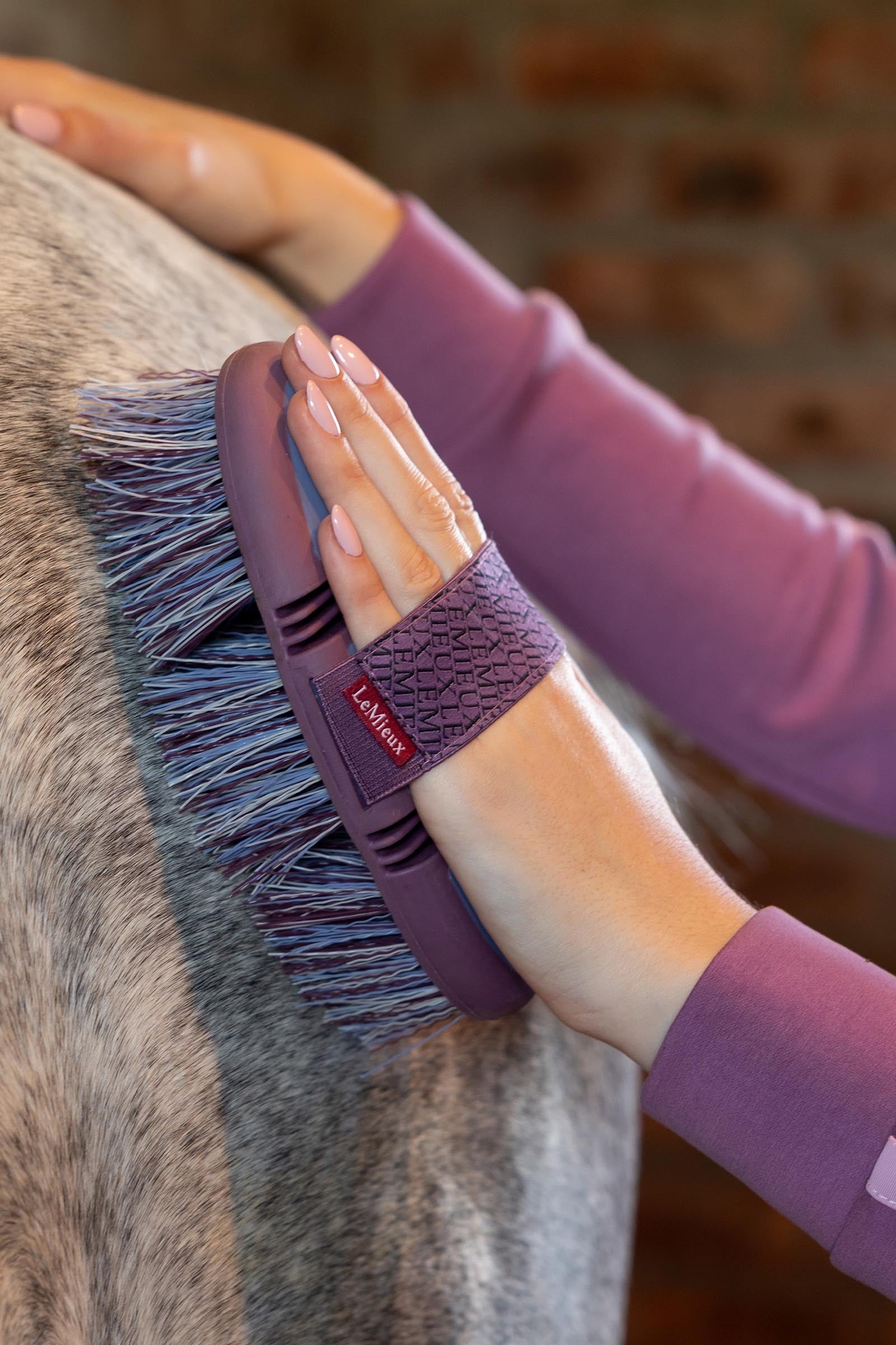 LeMieux Flexi Flicky Brush Horse Grooming Tools