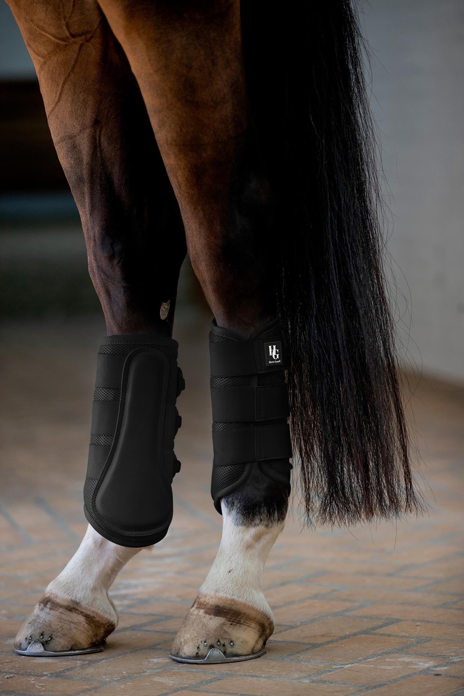 Horse Guard HorseGuard Timothy Mesh Dressage Boots Leg Protection & Hoof Protection for Horses