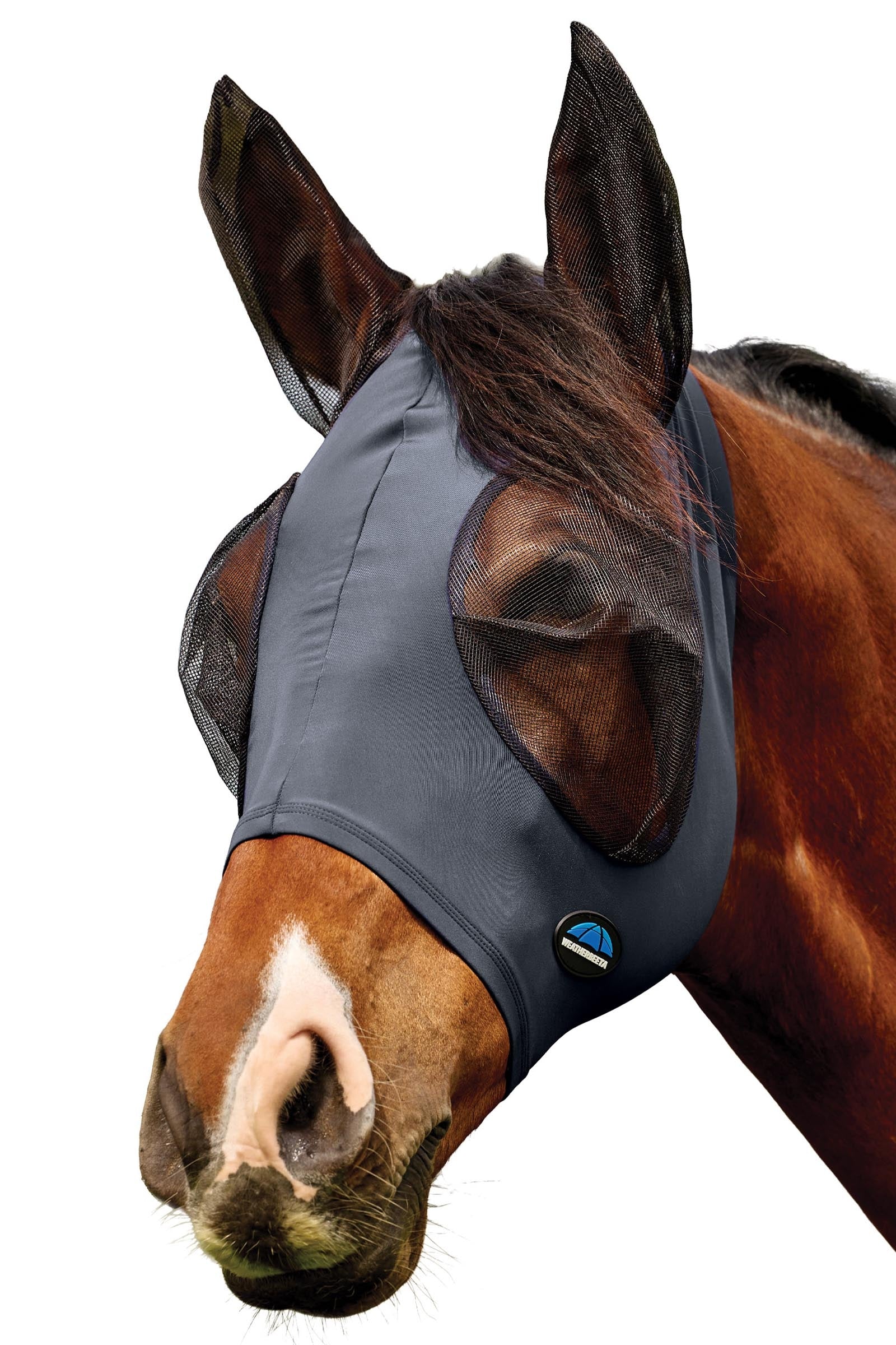 Weatherbeeta Comfitec Deluxe Stretch Fly Mask With Ears Antifly Protection for Horses