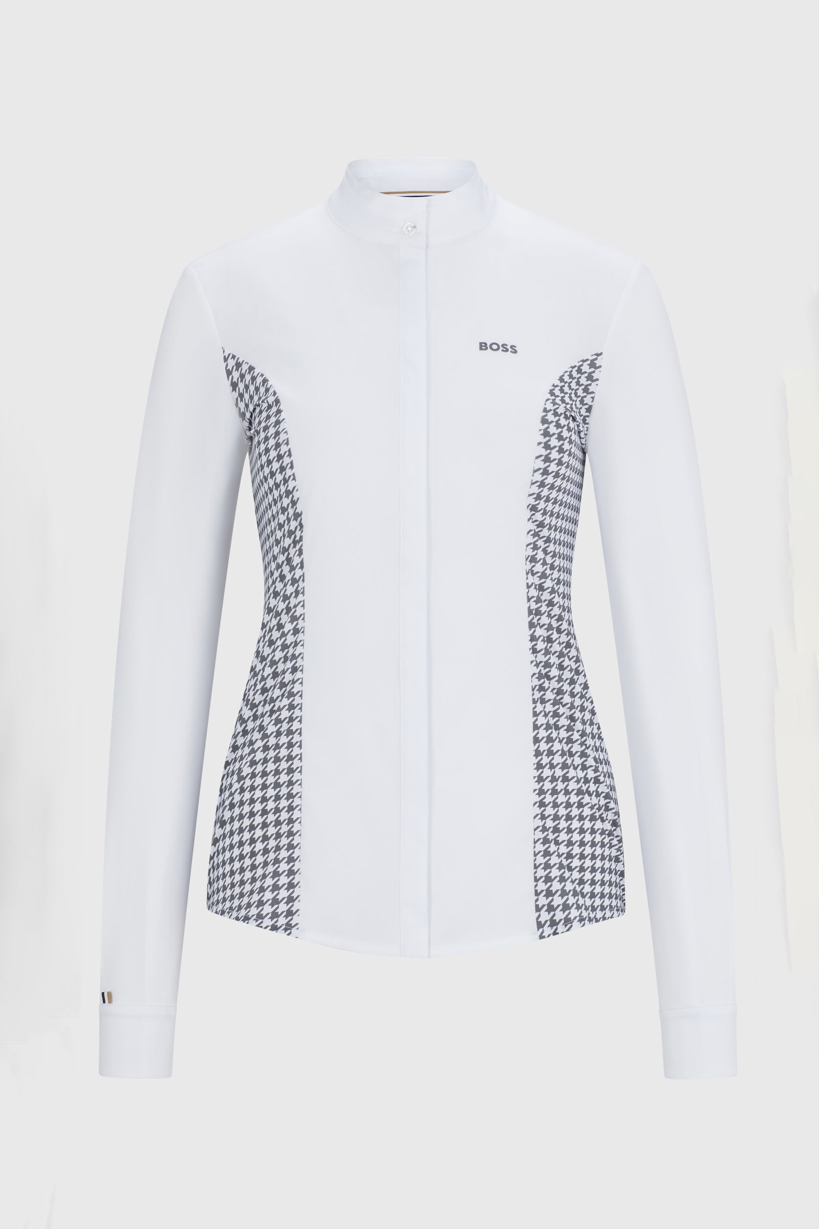 BOSS Equestrian Boss Emma näyttelypaita Houndstooth Naisten ratsastusvaatteet