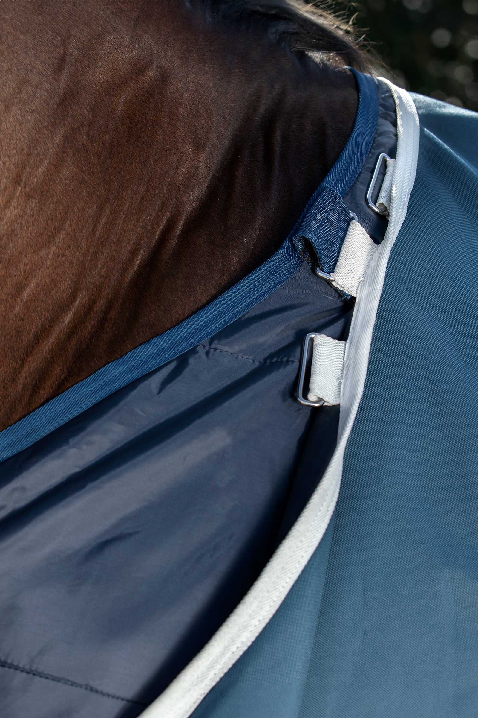 Horseware Amigo AmEco 12 Plus Turnout Rug With Detachable Neck, 100g Horse Rugs