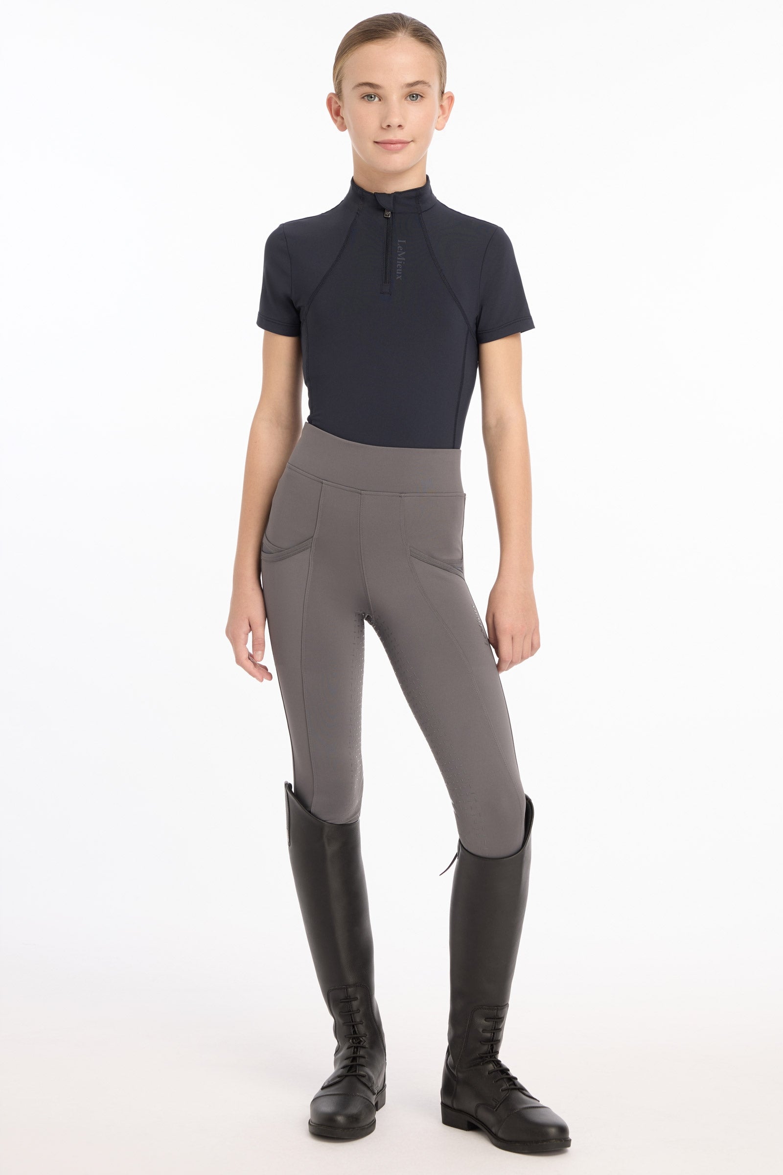 LeMieux Young Rider Short Sleeve Base Layer Kids Apparel