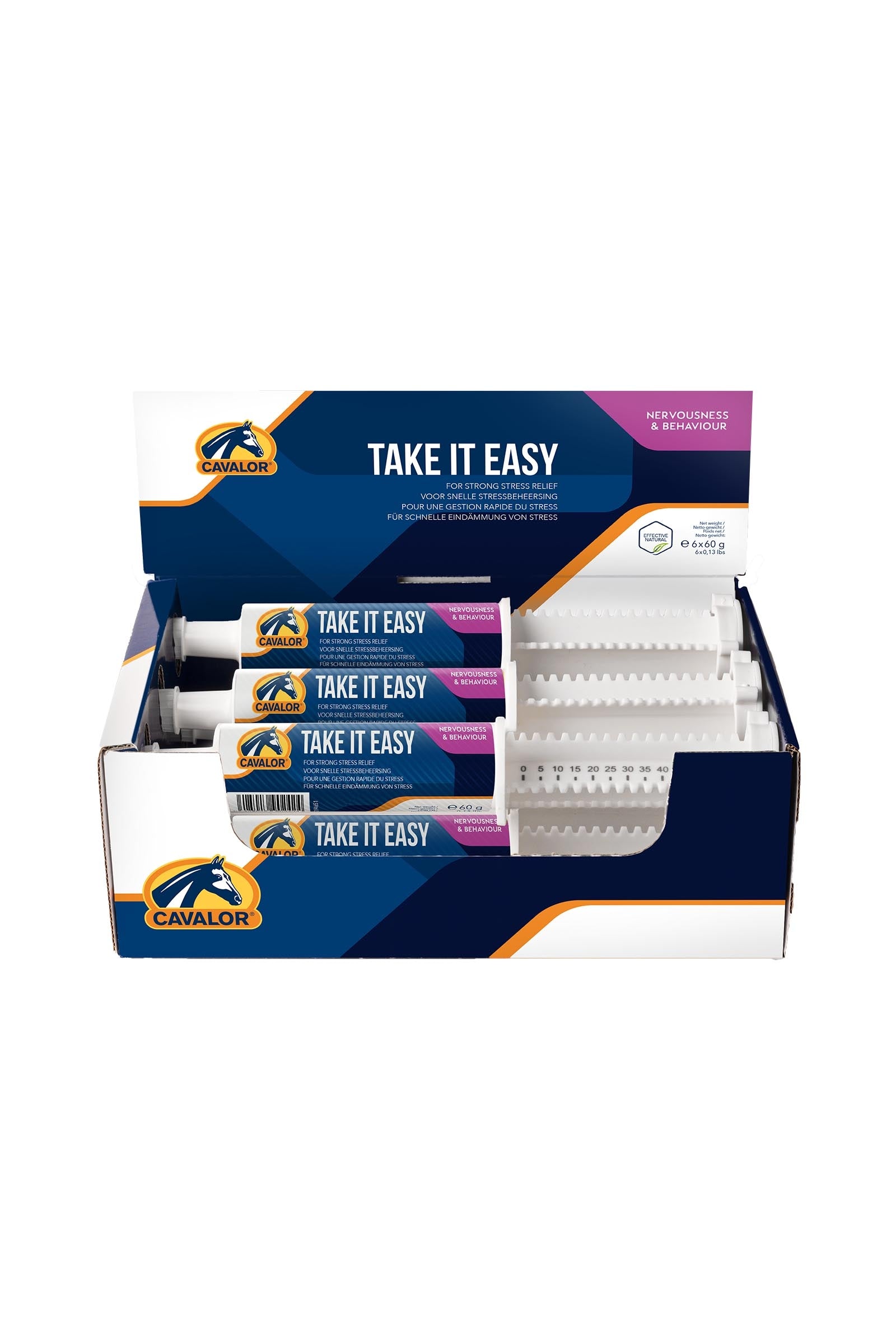 Cavalor Take It Easy, rentoutuminen, (6 x 60 g) Horse Feed & Nutrition