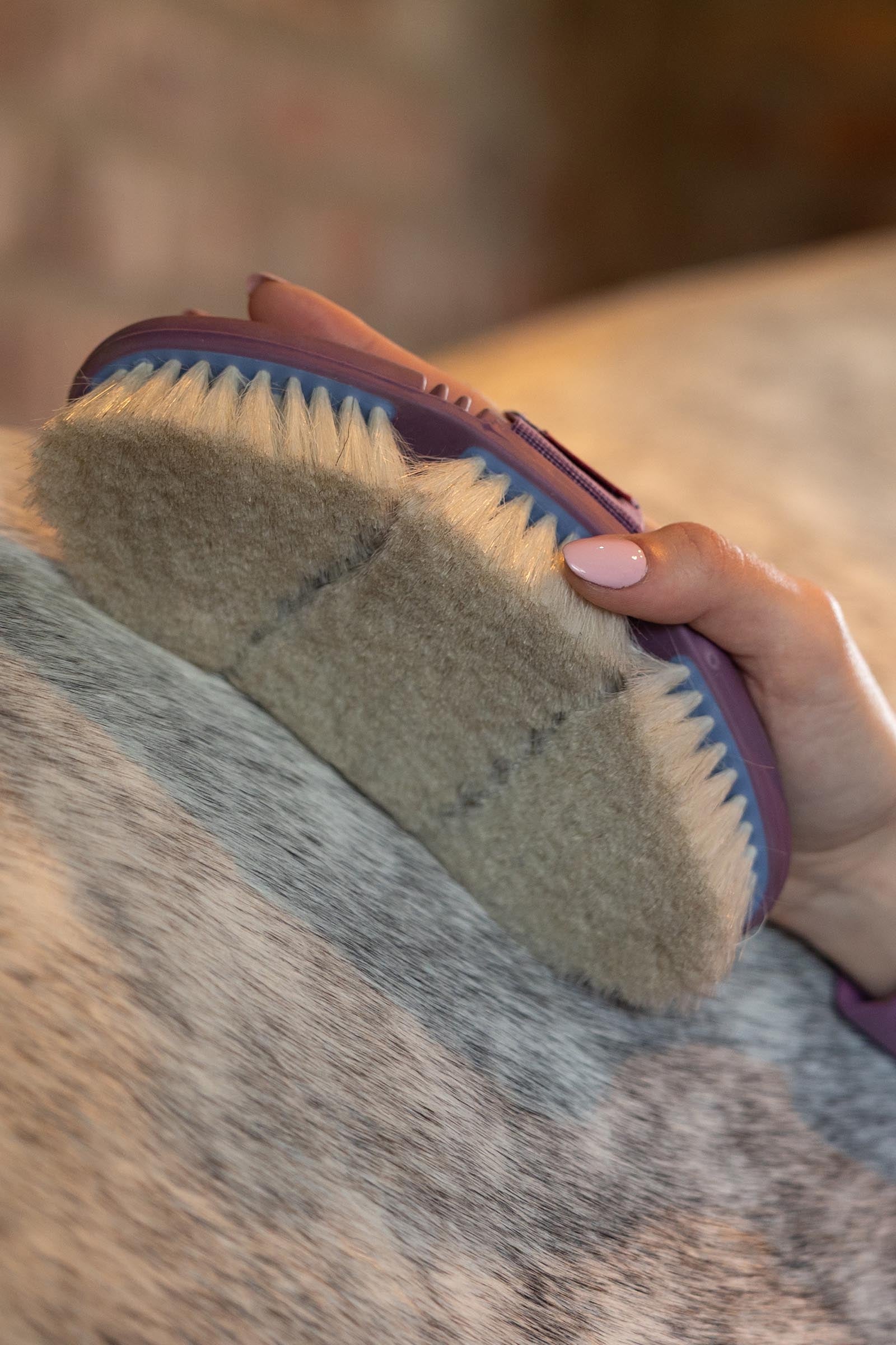 LeMieux Flexi Goat Hair Body Brush Horse Grooming Tools