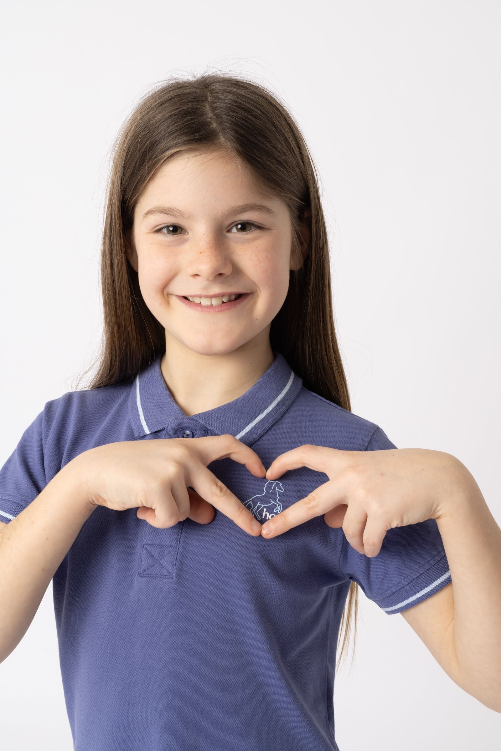 Horze Sohra Kids' Functional Poloshirt Kids Apparel