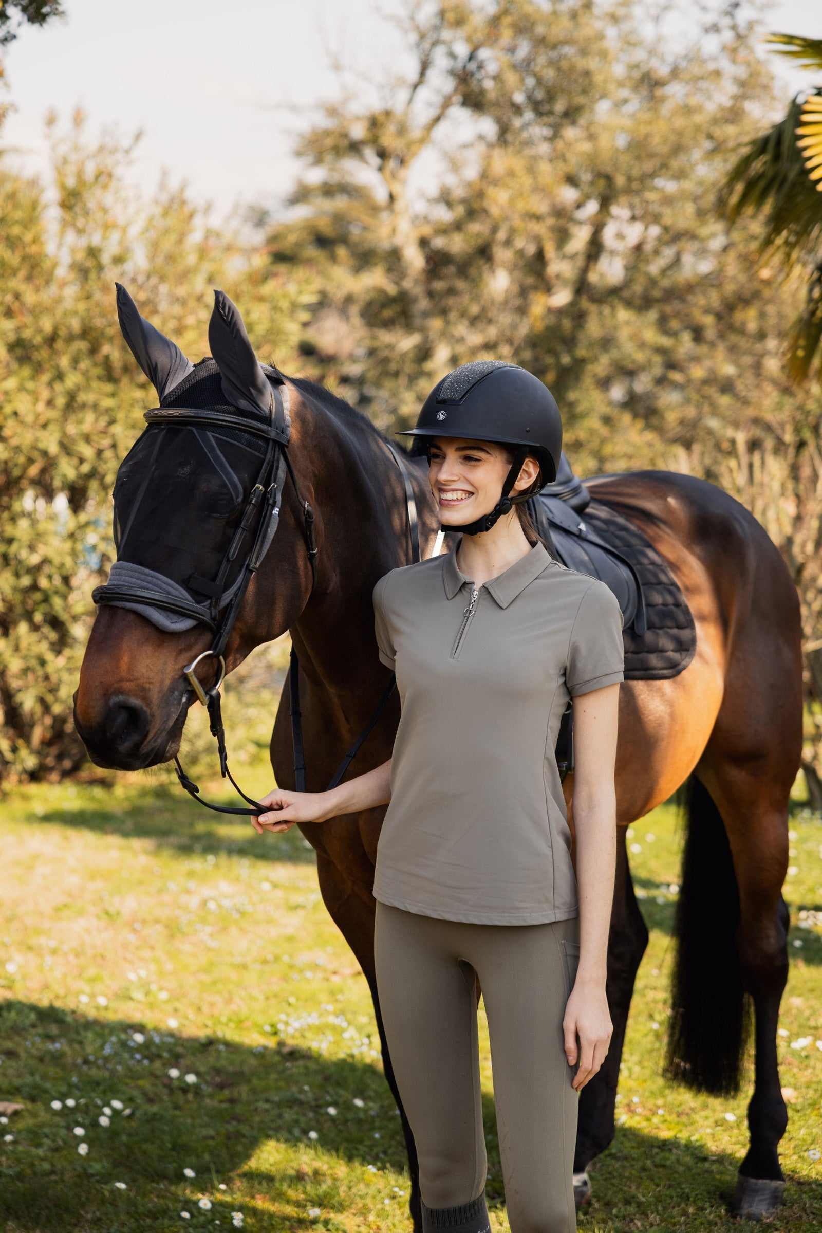 Horze Mountain Riding Fly Mask Antifly Protection for Horses