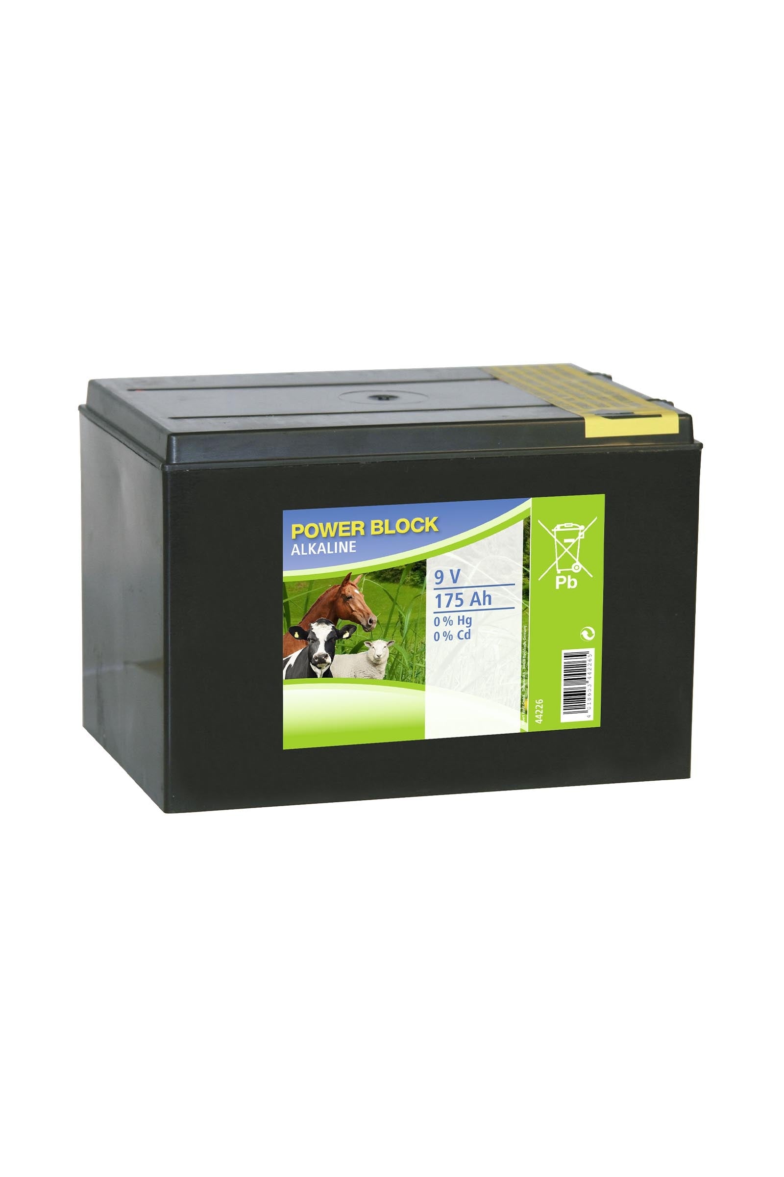 Corral CORRAL Dry Battery Alkaline, 9 V, 175 Ah, Big Case Fencing Supplies