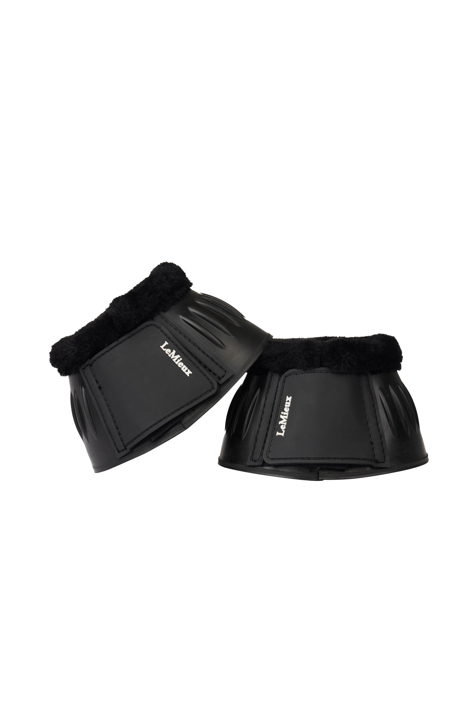 LeMieux Rubber Bell Boots With Fleece Leg Protection & Hoof Protection for Horses