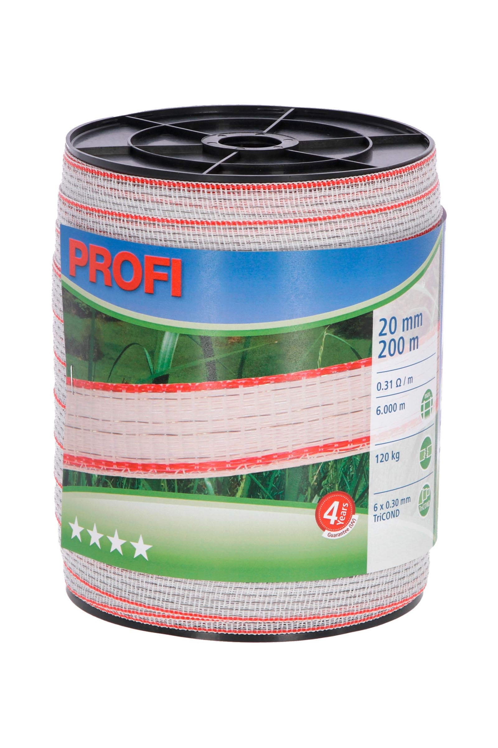 Corral CORRAL Profi Electric Fence Tape, 200m, 20mm Fencing Supplies