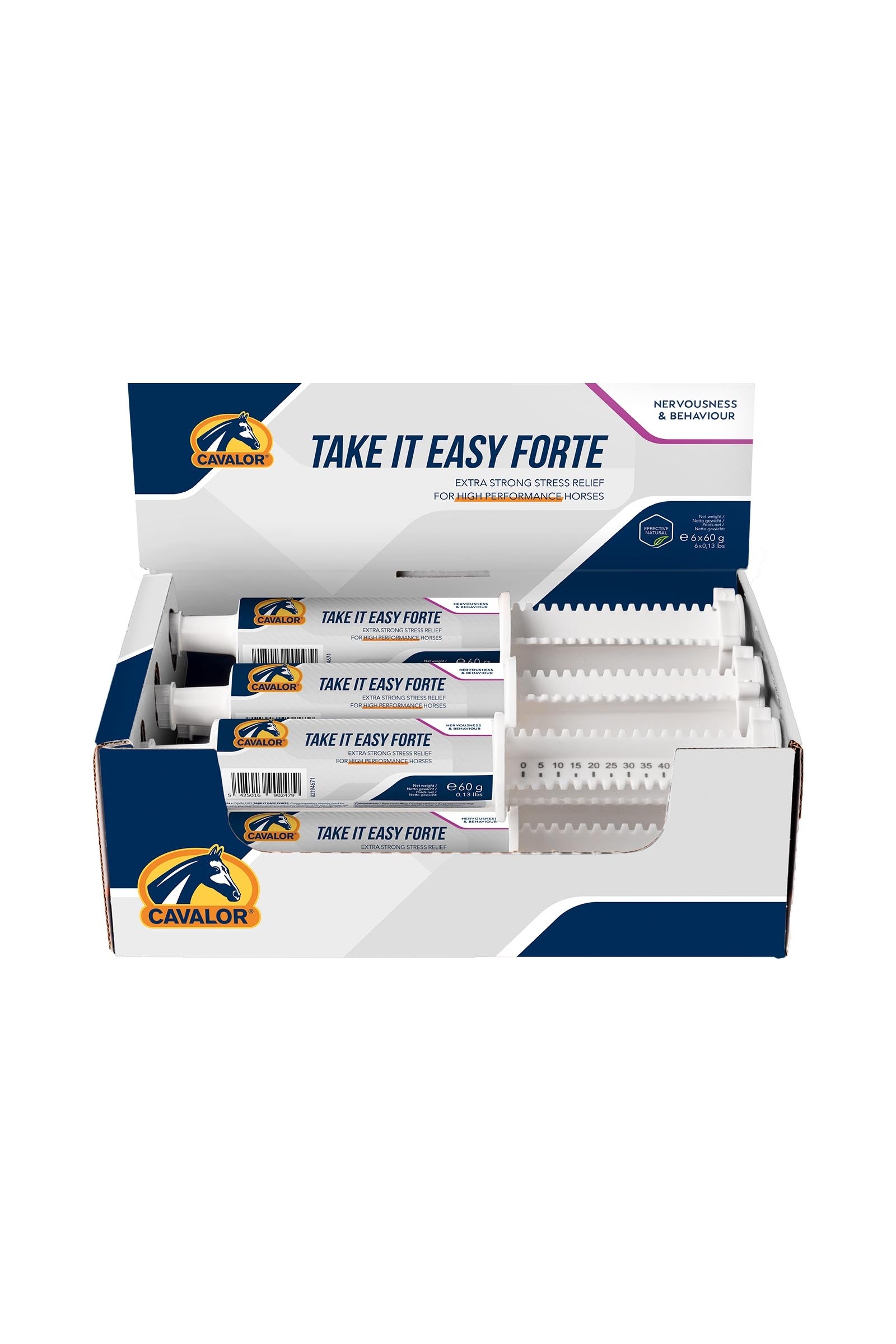 Cavalor Take It Easy Forte, rentoutuminen, (6 x 60 g) Horse Feed & Nutrition