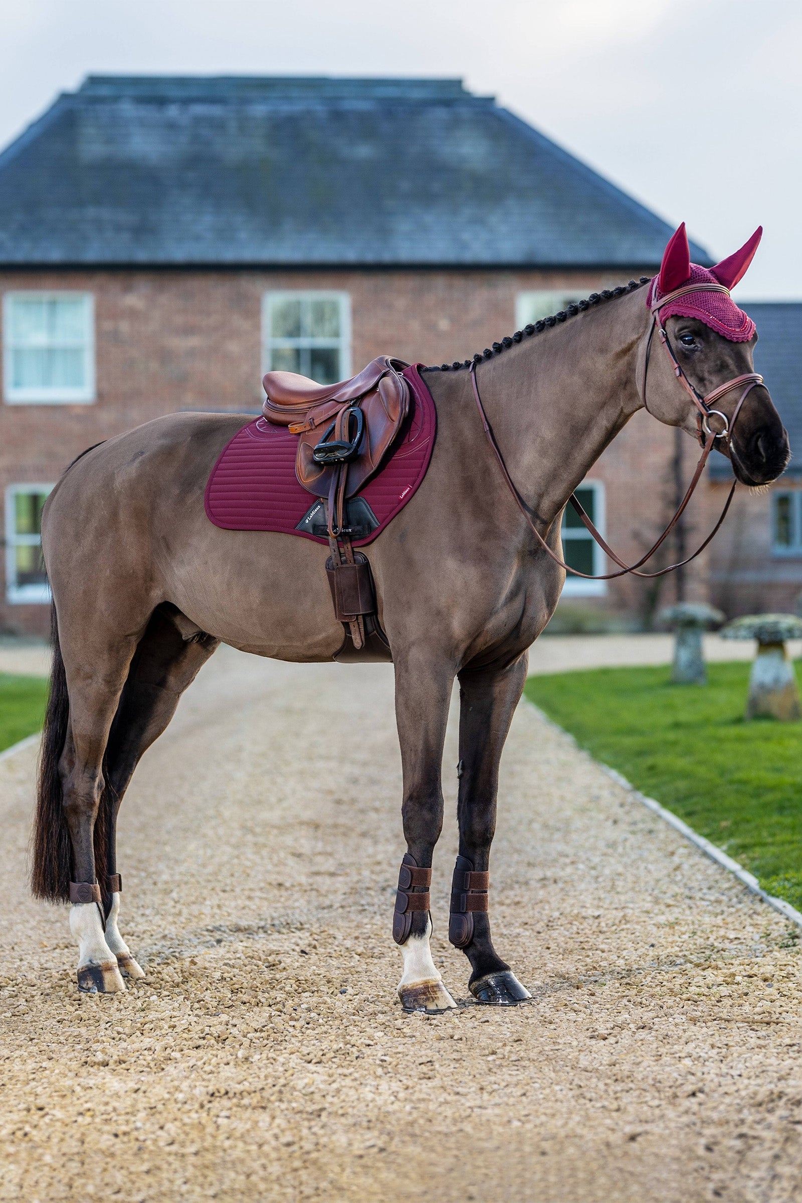 LeMieux Soft Shell Anti Slip Euro Jumping Saddle Pad Saddle Pads