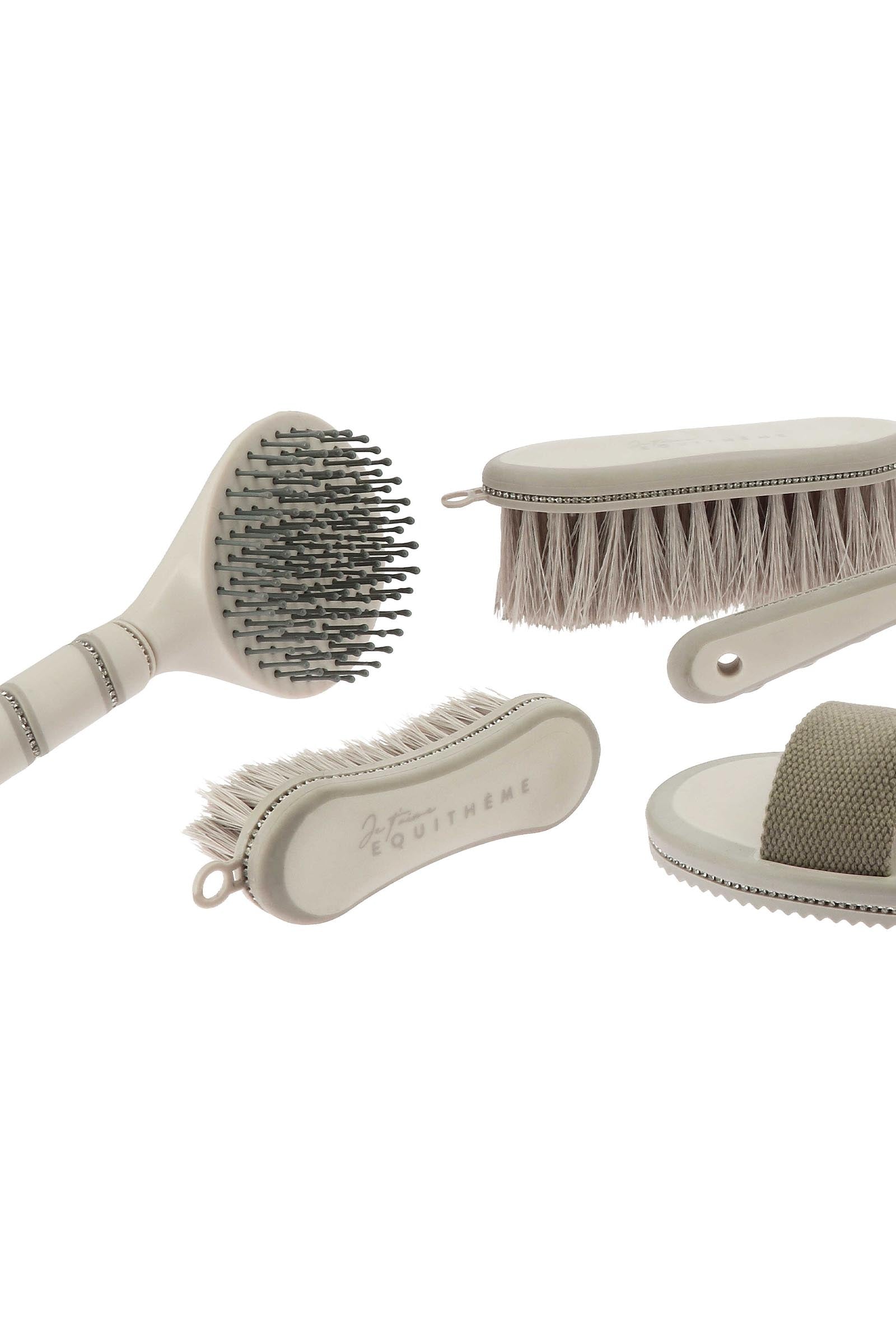 Equi Theme EQUITHÈME Strass Je t'aime Mane Brush Horse Grooming Tools