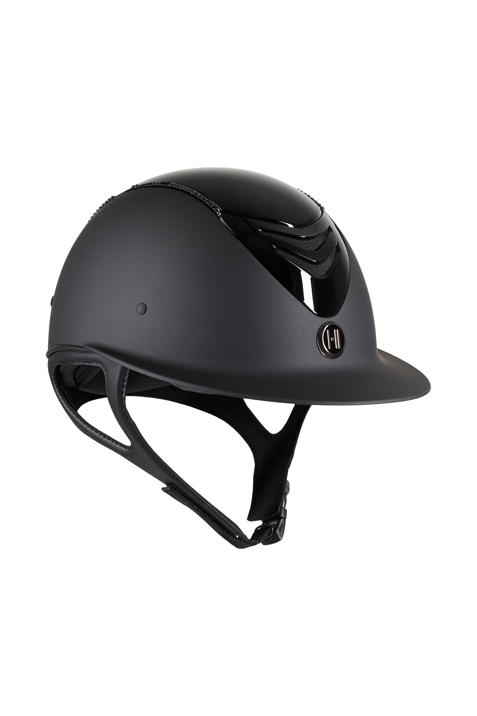 OneK Avance Glossy Top Swarovski Riding Helmet Ratsastuskypärät & Turvaliivit