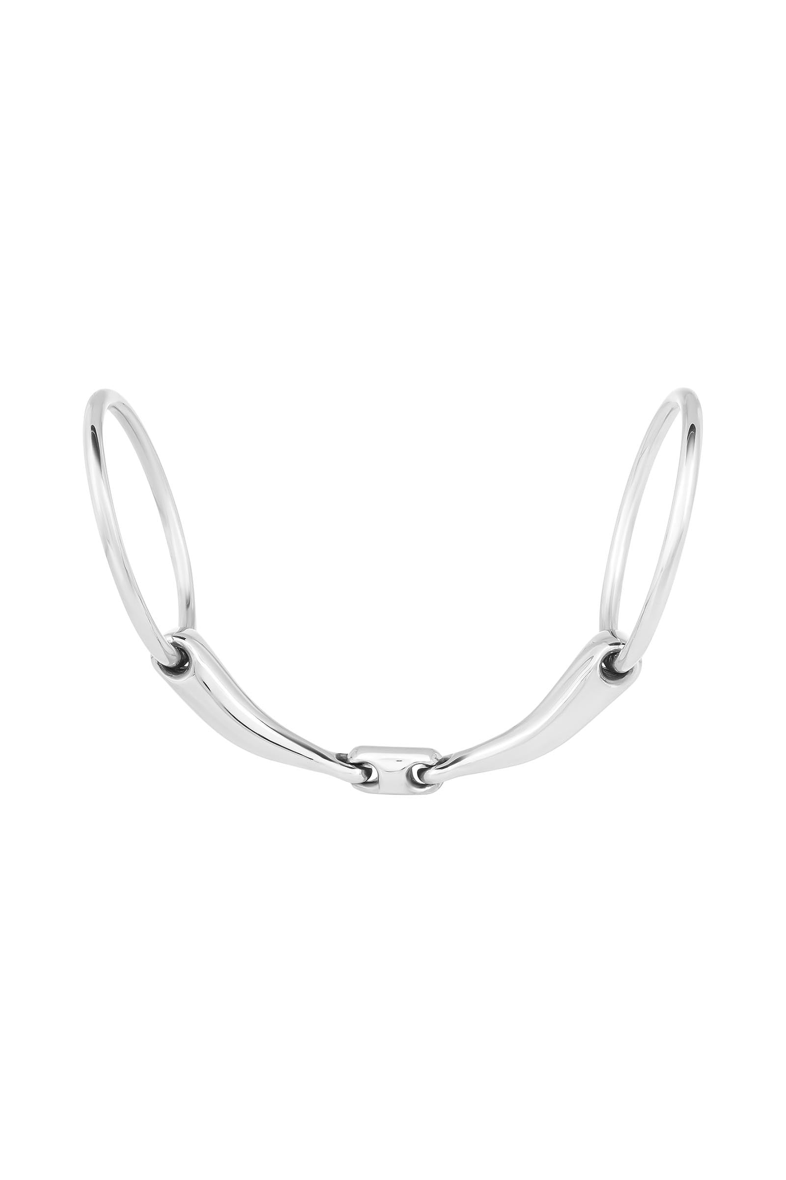 Waldhausen Snaffle Bit Anatomical, Double Jt., Stainless St., 14 mm Horse Bits