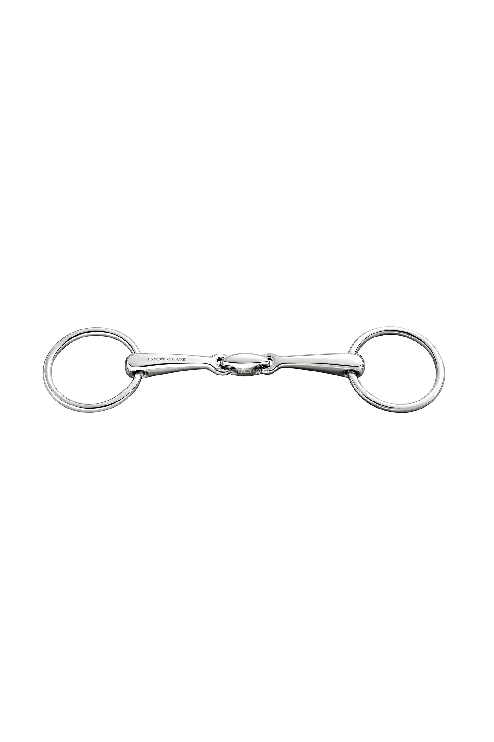 Sprenger Bradoon dbl. Jointed Snaffle, St. St. 14mm Horse Bits