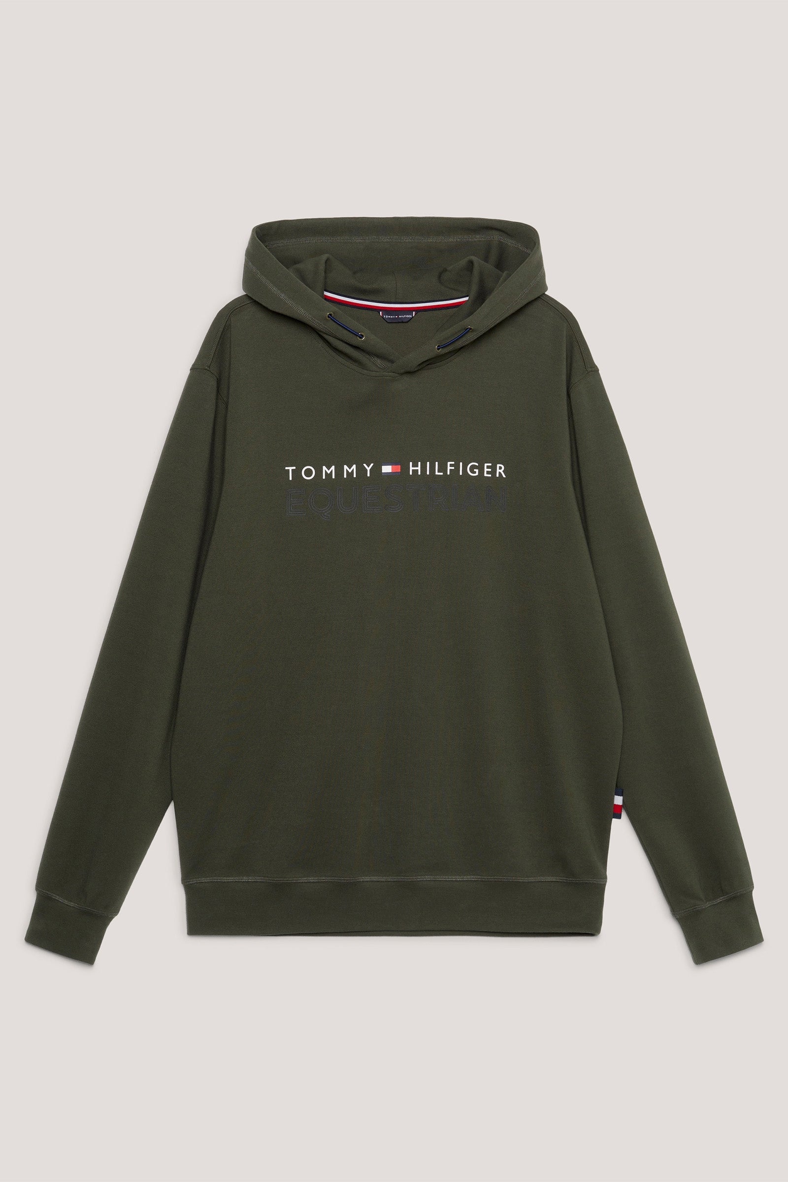 Tommy Hilfiger Equestrian London Logo Fleece-huppari Miesten ratsastusvaatteet