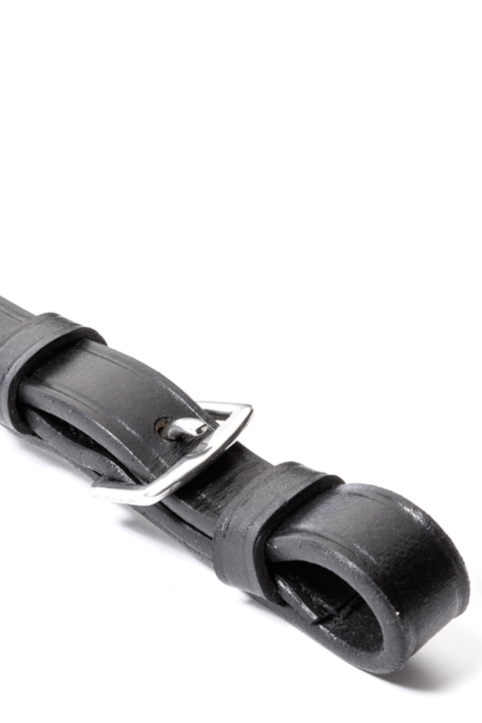 Kavalkade Double Ridge Rubberised Reins With 10 Stops, 16 mm Bridles & Reins