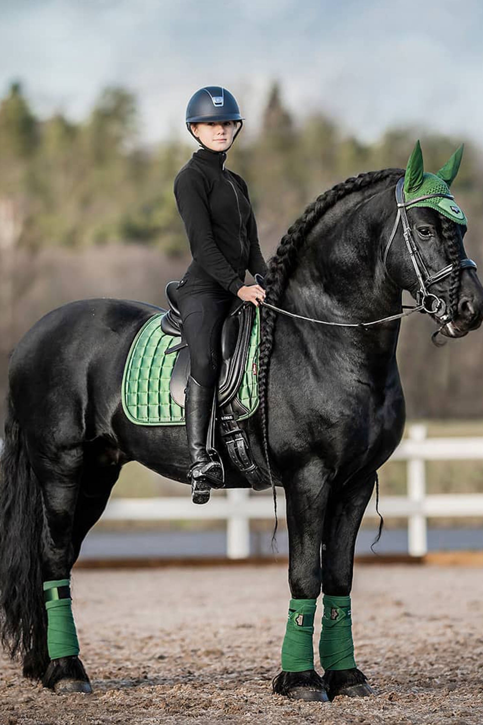 LeMieux Loire Classic Square Dressage Saddle Pad Saddle Pads