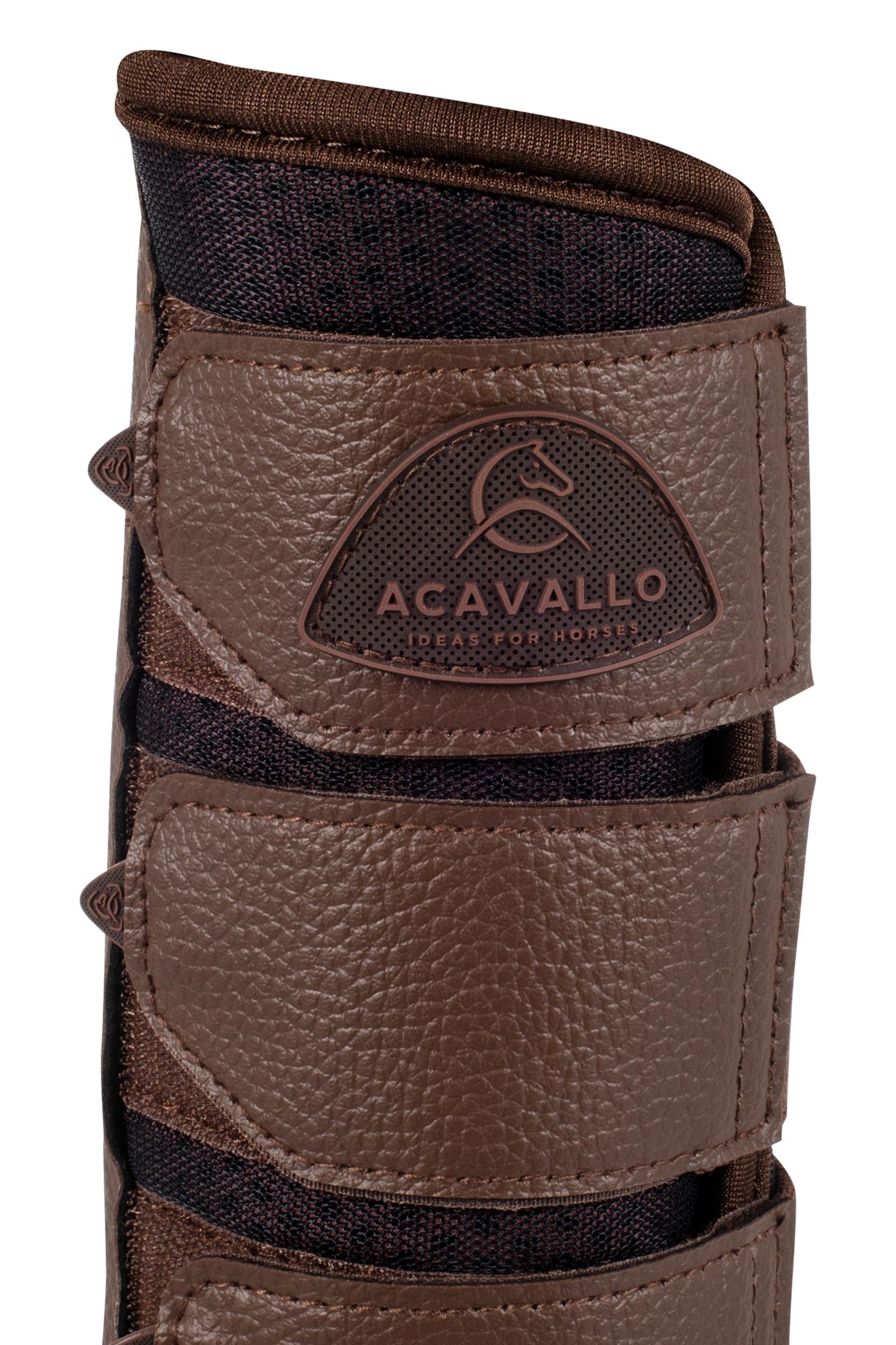Acavallo Neoprene Brushing Boots, Hind Leg Protection & Hoof Protection for Horses