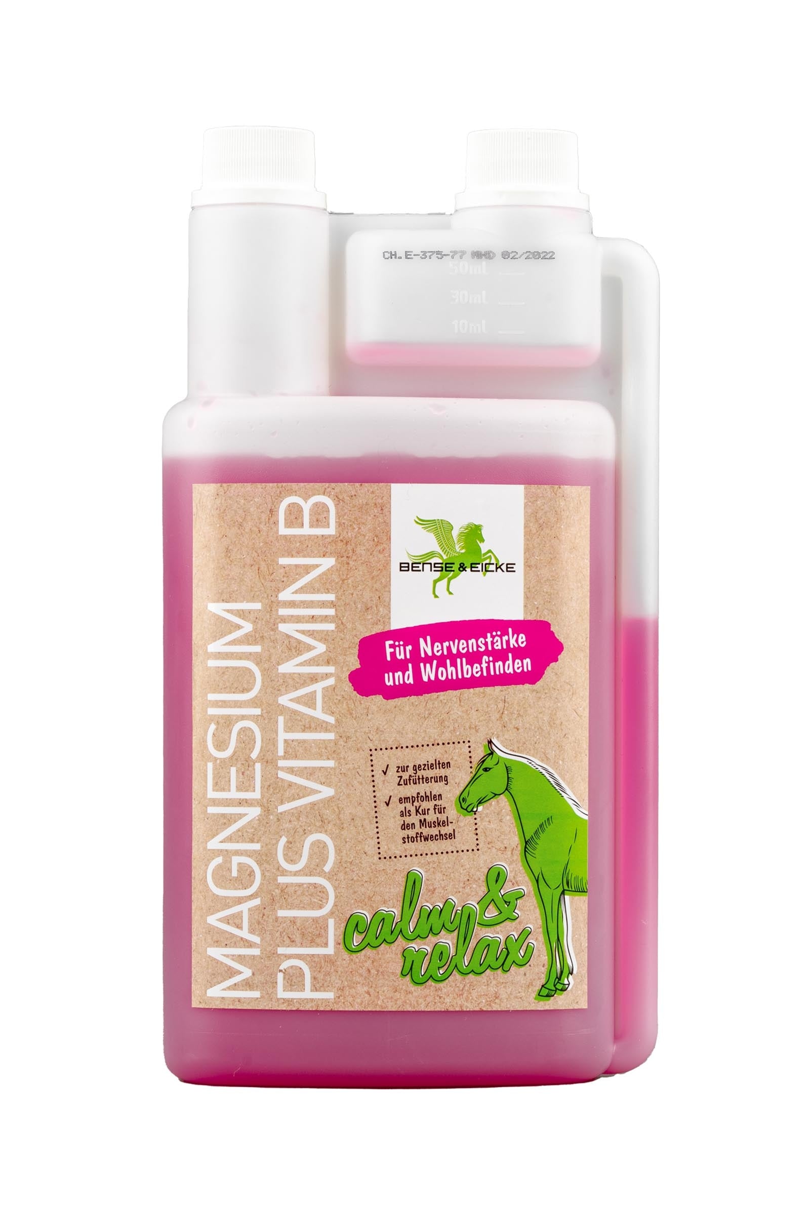 Bense & Eicke Magnesium Plus Vitamin B, 1000ml Horse Feed & Nutrition