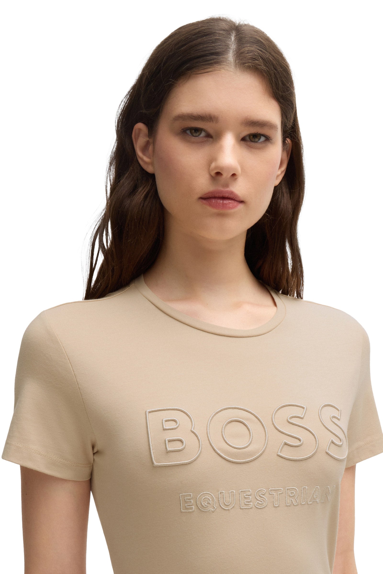 Boss Maya Women´s T-Shirt With Embroidery Women’s Riding Clothing